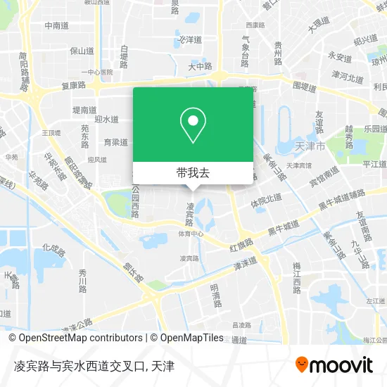 凌宾路与宾水西道交叉口地图
