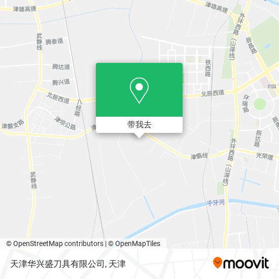 天津华兴盛刀具有限公司地图