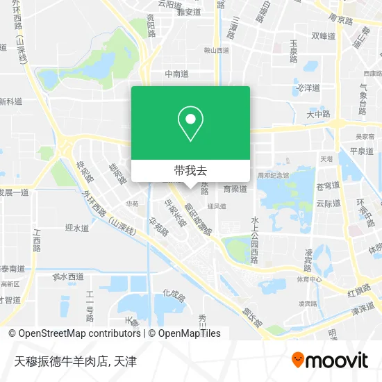 天穆振德牛羊肉店地图