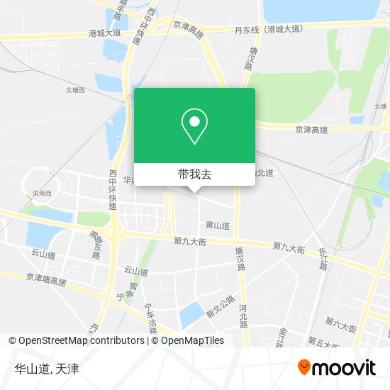 华山道地图