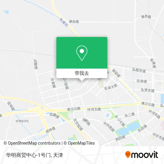 华明商贸中心-1号门地图