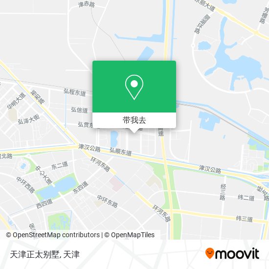 天津正太别墅地图