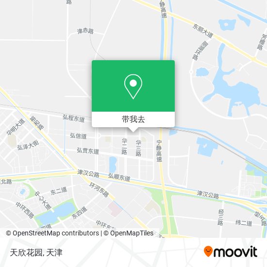 天欣花园地图