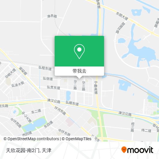 天欣花园-南2门地图