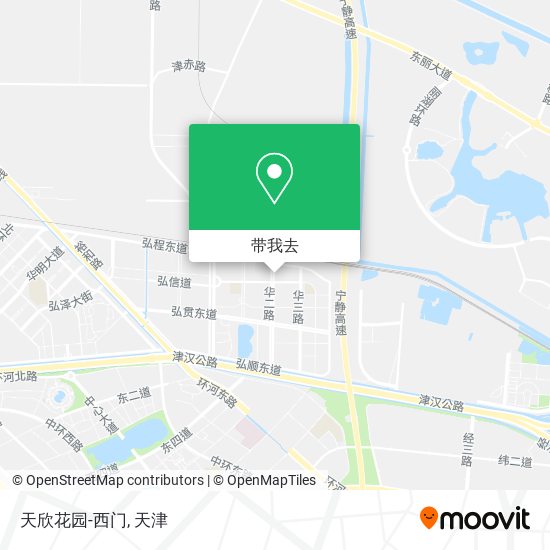 天欣花园-西门地图