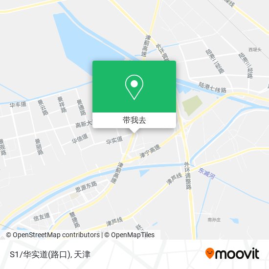 S1/华实道(路口)地图