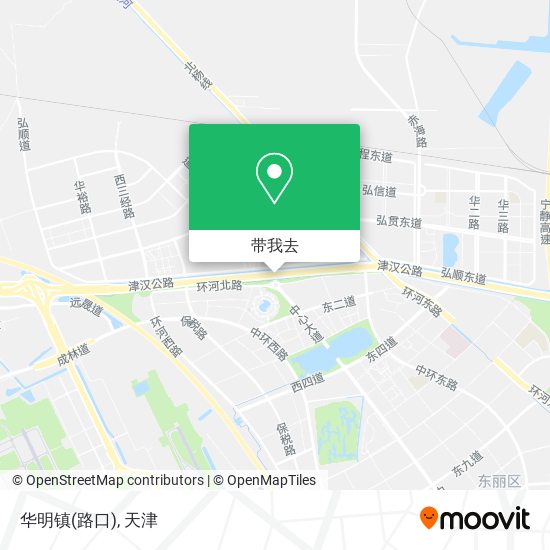 华明镇(路口)地图