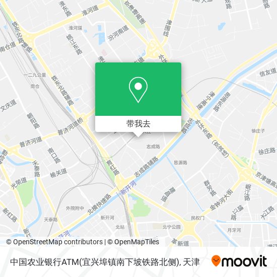 中国农业银行ATM(宜兴埠镇南下坡铁路北侧)地图