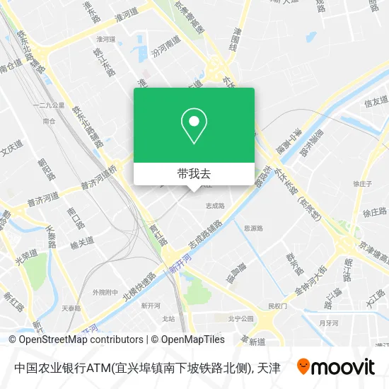 中国农业银行ATM(宜兴埠镇南下坡铁路北侧)地图