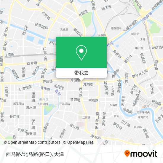 西马路/北马路(路口)地图