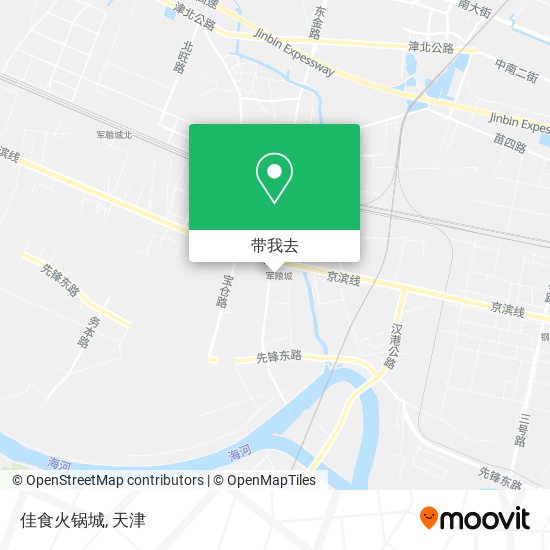 佳食火锅城地图