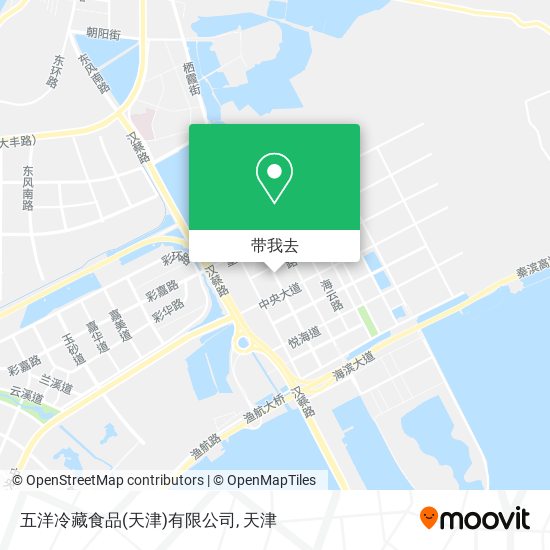 五洋冷藏食品(天津)有限公司地图