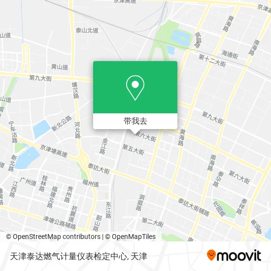 天津泰达燃气计量仪表检定中心地图
