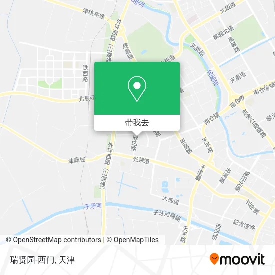 瑞贤园-西门地图