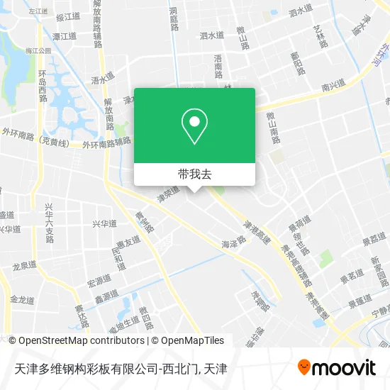 天津多维钢构彩板有限公司-西北门地图