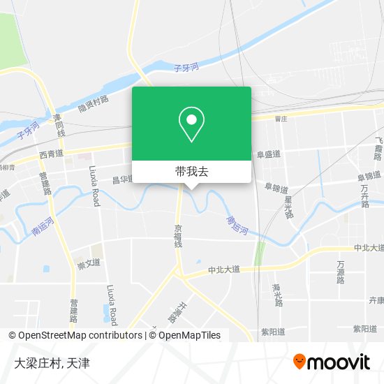 大梁庄村地图