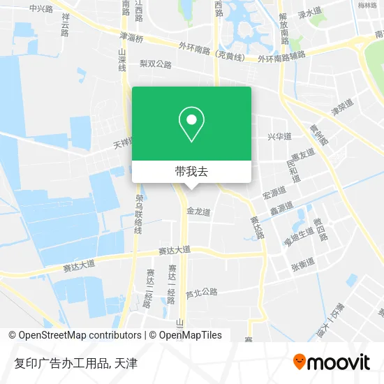 复印广告办工用品地图