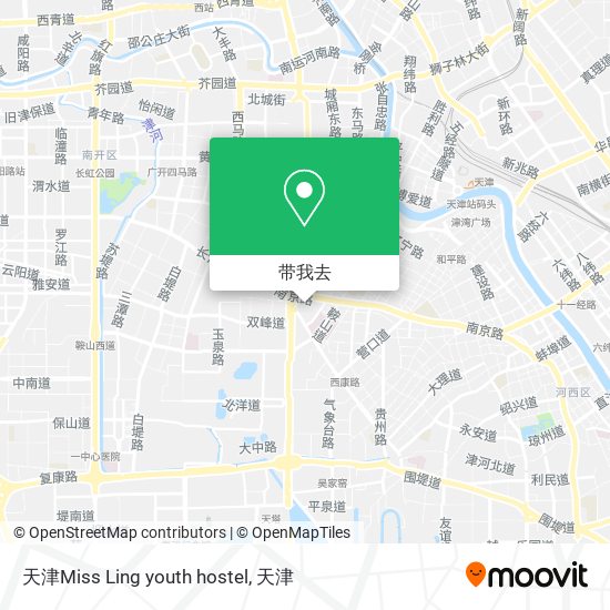 天津Miss Ling youth hostel地图