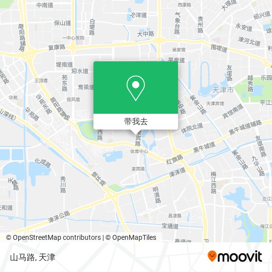 山马路地图