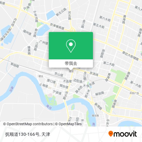 抚顺道130-166号地图