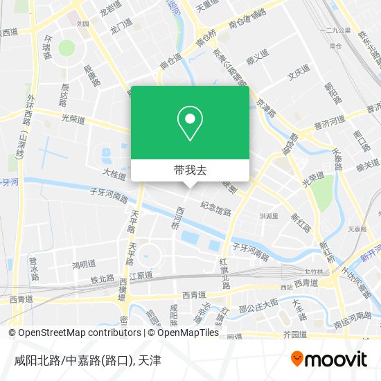 咸阳北路/中嘉路(路口)地图