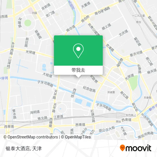 银泰大酒店地图