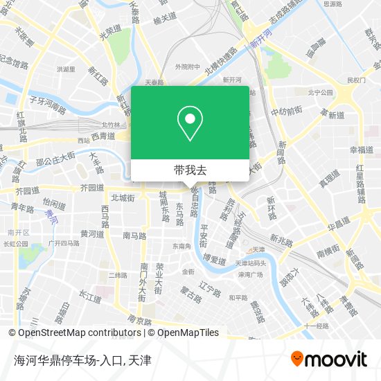 海河华鼎停车场-入口地图