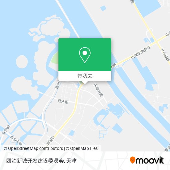 团泊新城开发建设委员会地图