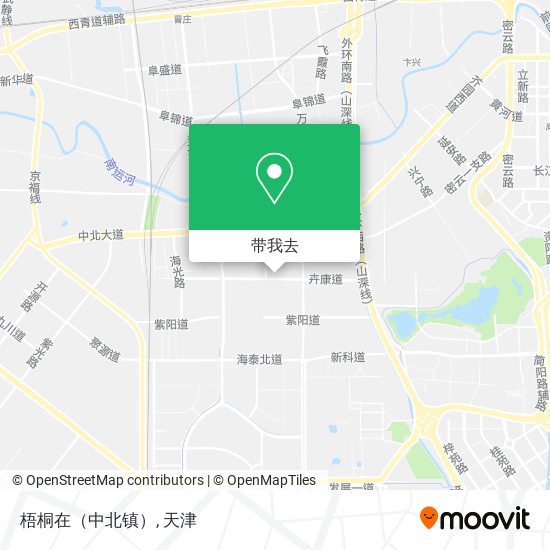 梧桐在（中北镇）地图