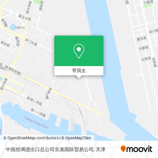 中国丝绸进出口总公司京港国际贸易公司地图