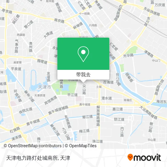 天津电力路灯处城南所地图