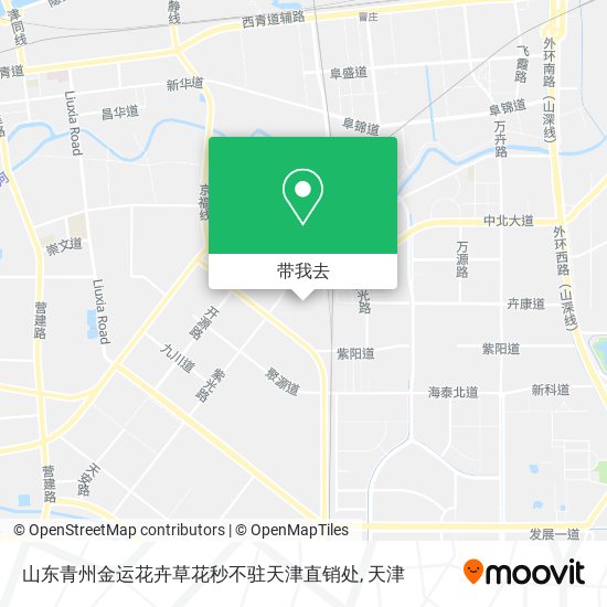 山东青州金运花卉草花秒不驻天津直销处地图