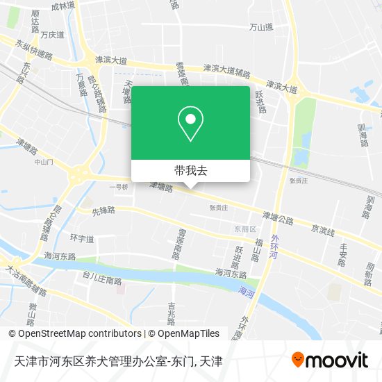 天津市河东区养犬管理办公室-东门地图