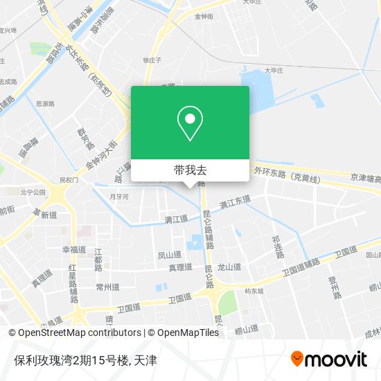 保利玫瑰湾2期15号楼地图