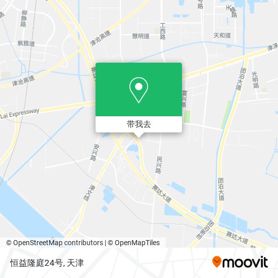 恒益隆庭24号地图