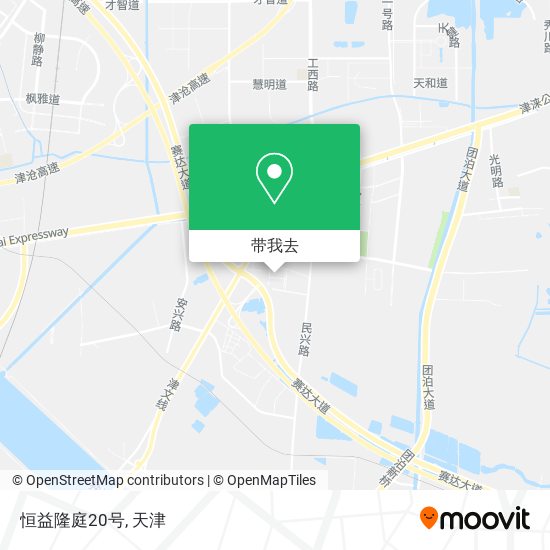 恒益隆庭20号地图