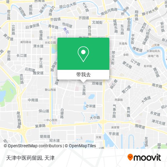 天津中医药留园地图