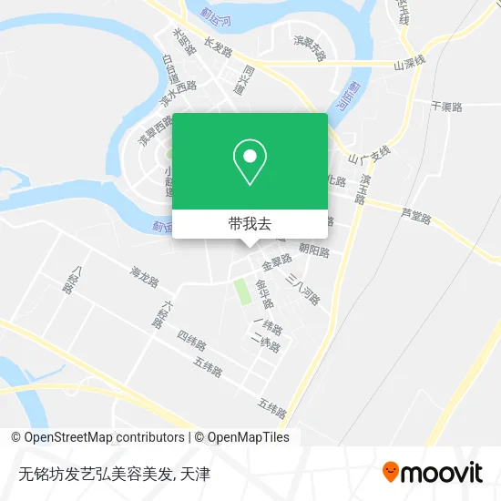 无铭坊发艺弘美容美发地图