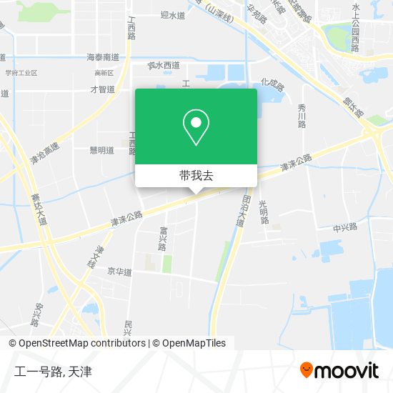 工一号路地图