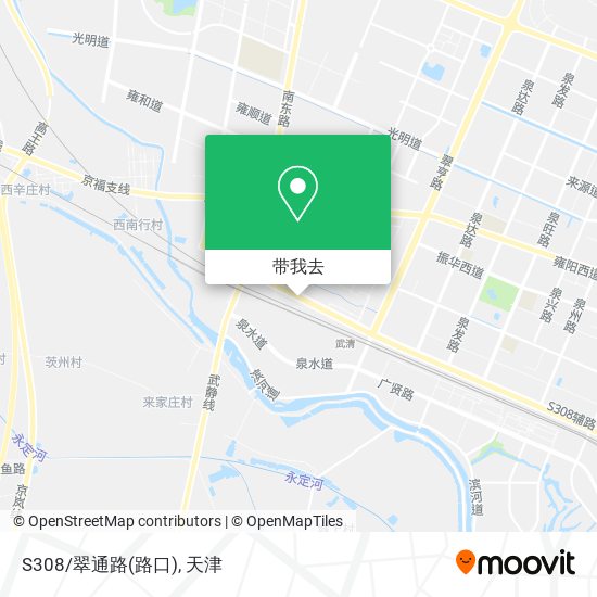 S308/翠通路(路口)地图