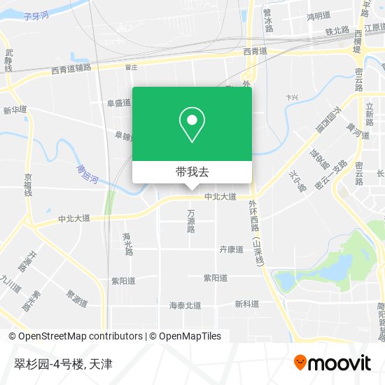 翠杉园-4号楼地图