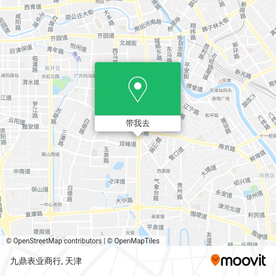 九鼎表业商行地图