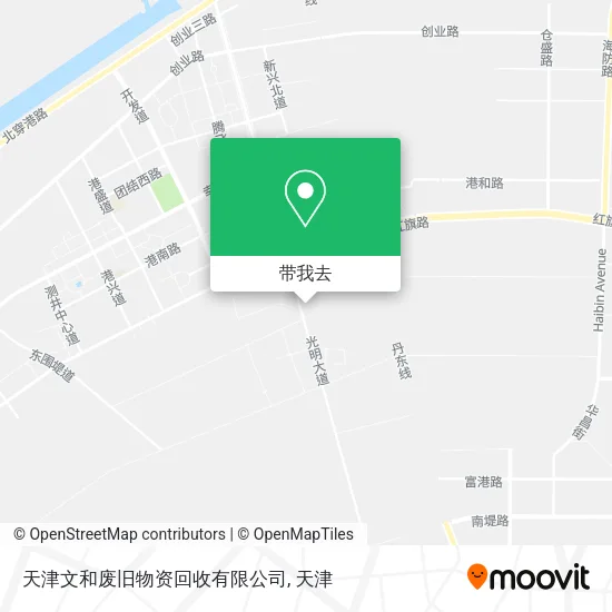 天津文和废旧物资回收有限公司地图