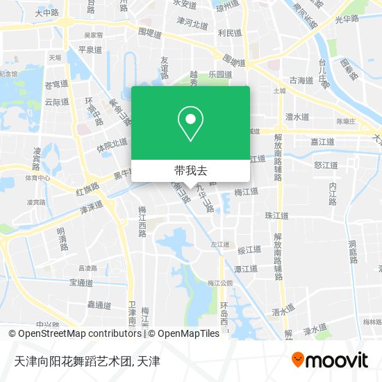 天津向阳花舞蹈艺术团地图
