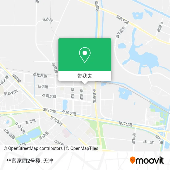 华富家园2号楼地图
