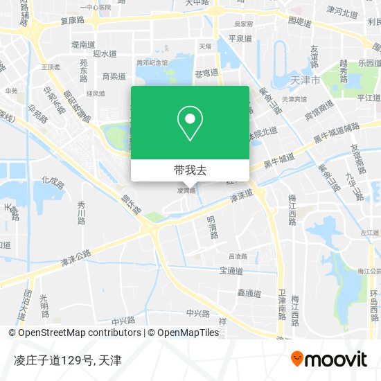 凌庄子道129号地图
