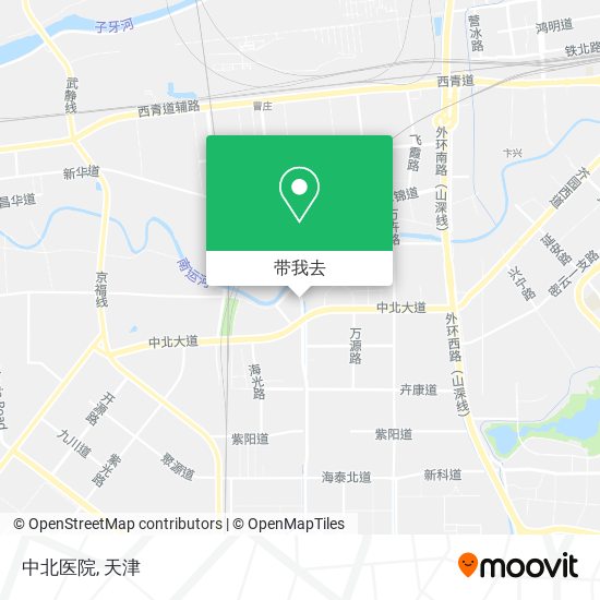 中北医院地图
