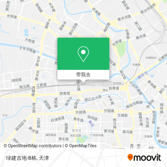 绿建吉地-B栋地图