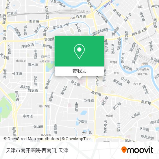 天津市南开医院-西南门地图