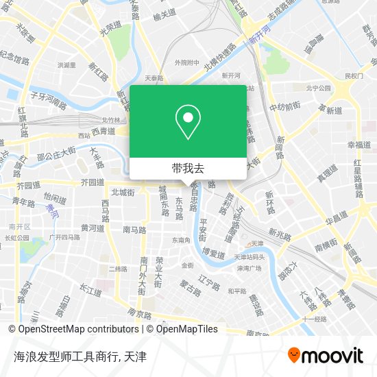 海浪发型师工具商行地图